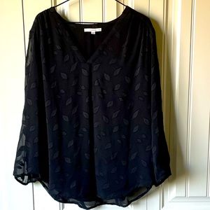 fun2fun leaf print blouse